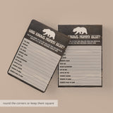 Who Knows Mommy Quiz Wood Background Shower Printable