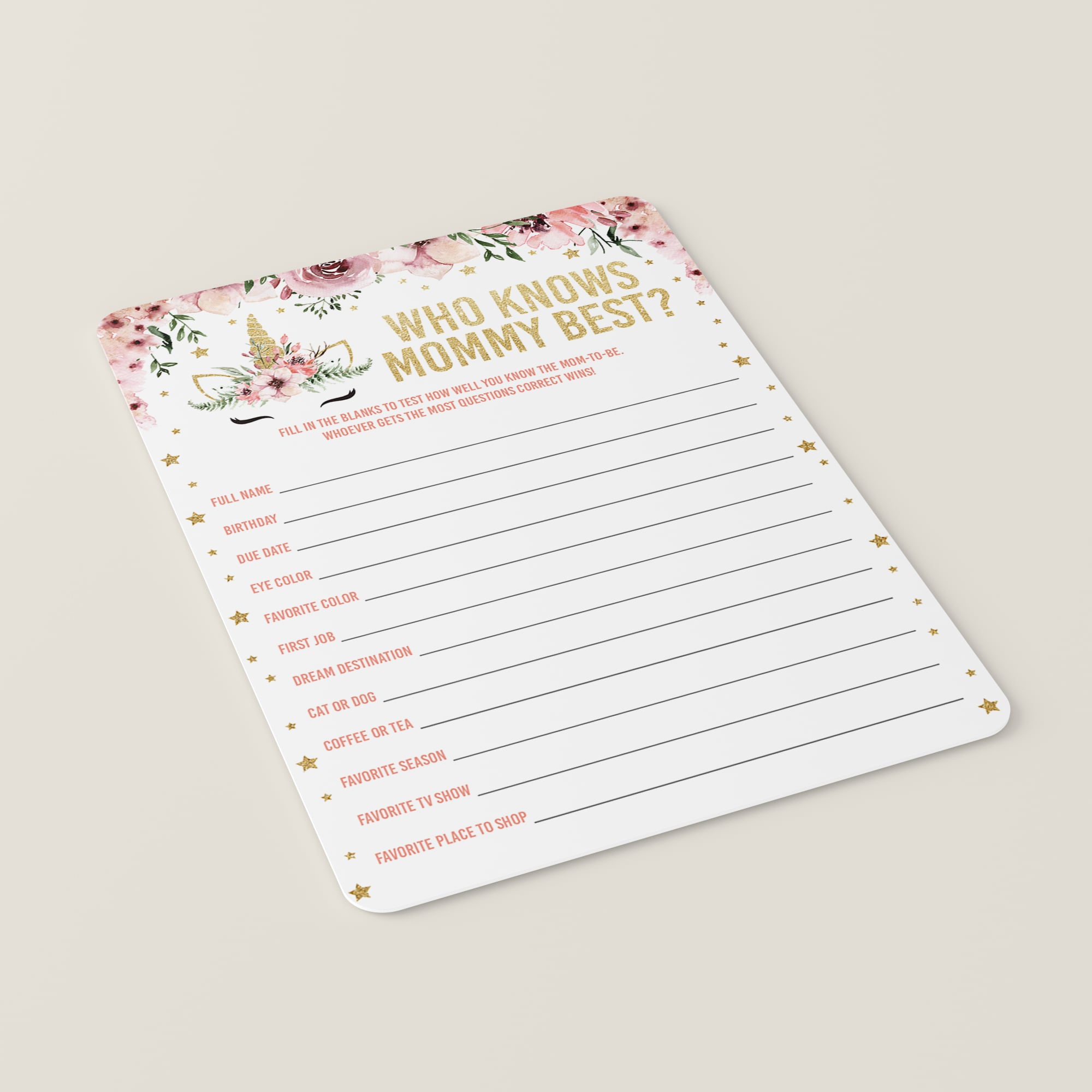 Unicorn baby shower ideas by LittleSizzle