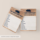 Who Knows Mommy Game for Rustic Baby Shower