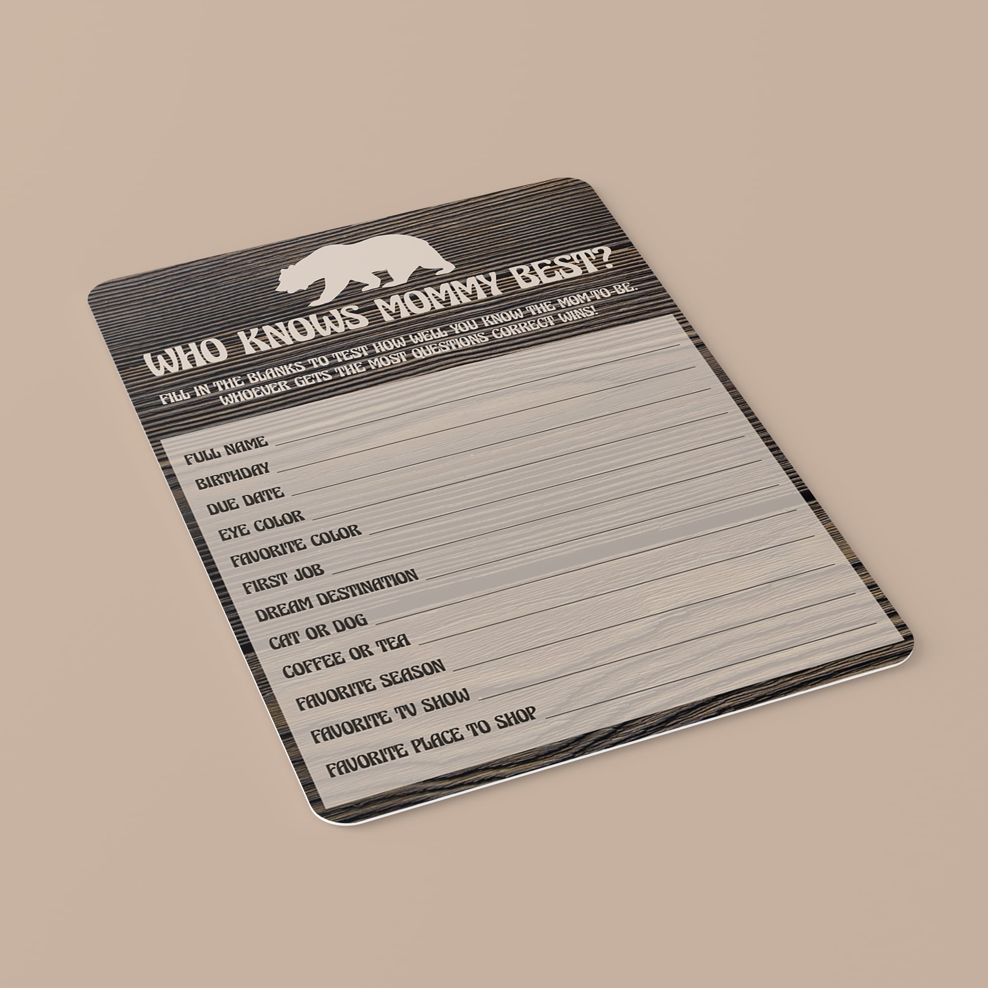 Mommy best baby shower game for boy shower by LittleSizzle