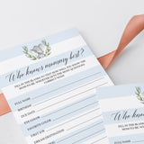 Who knows mom-to-be best baby shower games by LittleSizzle
