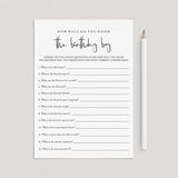 8 Adult Birthday Games for Him Printable