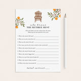 Retirement Party Game Who Knows The Retiree Best by LittleSizzle