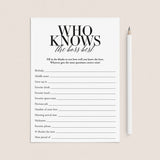 Who Knows The Boss Best Game Printable by LittleSizzle