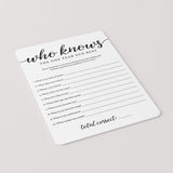 Girl First Birthday Trivia Who Knows The One Year Old Best Printable