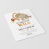 Safari Baby Shower Invitation Template Download