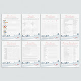 8 Christmas Party Games Printable by LittleSizzle