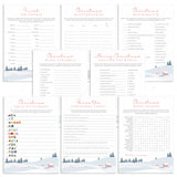 8 Christmas Party Games Printable by LittleSizzle