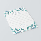 Winter Baby Shower Advice Card for New Mom Printable