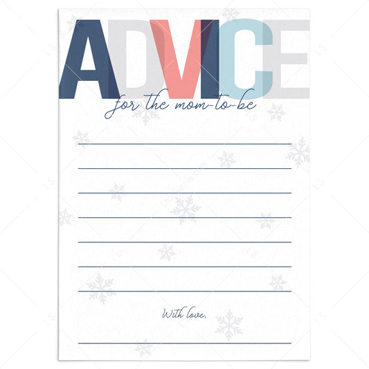 Winter baby shower games for mom to be by LittleSizzle