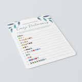 Leaf Baby Shower Emoji Pictionary Game Printable