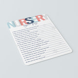 Red and Blue Nursery Rhyme Quiz Printable