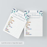 Leaf Baby Shower Emoji Pictionary Game Printable