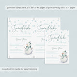 Winter Wonderland Baby Shower Invitation Kit