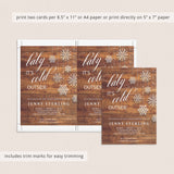 Baby its cold outside baby shower invitation by LittleSizzle