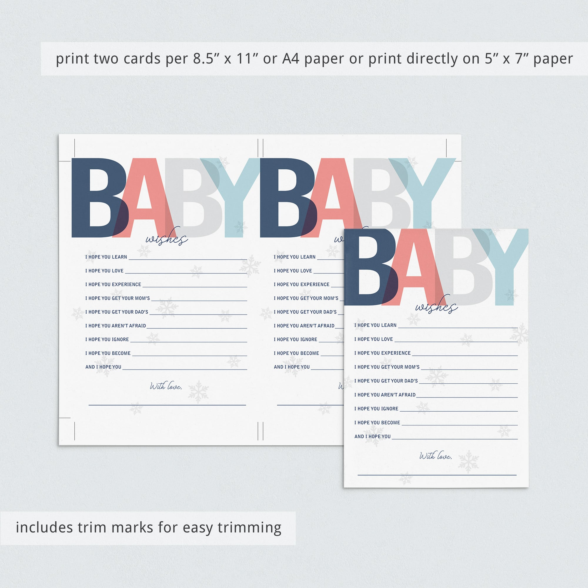 Winter white new baby wishes game download by LittleSizzle