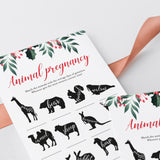 8 Winter Holly Baby Shower Games Printable