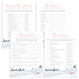 Winter Christmas Game Bundle Printable by LittleSizzle