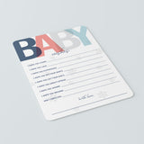 Winter Wishes Baby Shower Game Printable