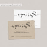 Rustic baby shower invitation insert cards by LittleSizzle