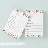 Floral Wishes For Mom Cards Instant Download