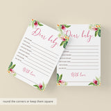 Summer Baby Shower Wishes for Baby Printable Cards