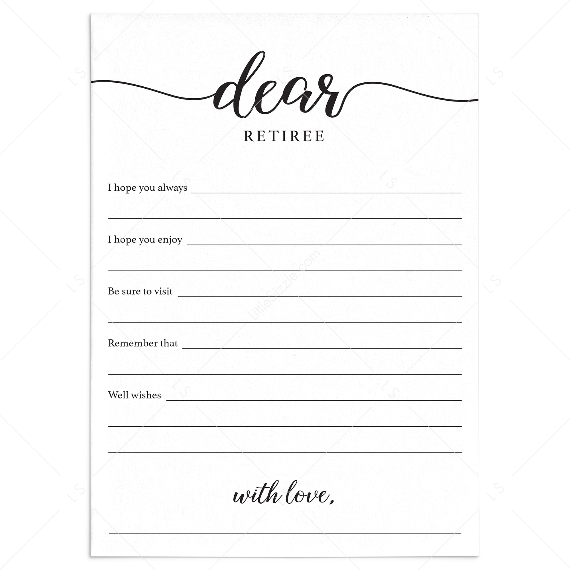 Well Wishes for Retirement Cards Printable | Retirement Wishes & Advice – LittleSizzle well-wishes-for-retirement-cards-printable-retirement-wishes-advice-littlesizzle