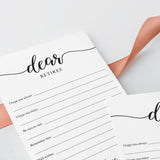 Minimal Calligraphy Retirement Cards Printable
