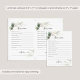 Gold and Greenery Mother's Day Cards Printable