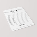 First Birthday Wishes and Advice Card Printable