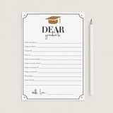 Advice and Well Wishes for the Graduate Cards Printable by LittleSizzle