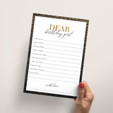 Black and Gold Glitter Birthday Wishes Cards for Women