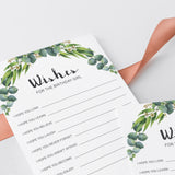 Greenery Birthday Wishes Cards For Her Printable