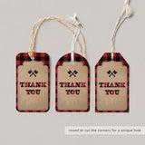 Buffalo Plaid Baby Shower Boy Party Pack Download