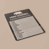 Little Bear Baby Word Scramble Game Printable