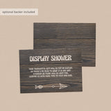 Woodland Display Shower Cards Printable