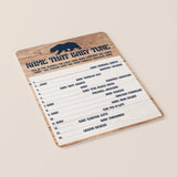 Name That Baby Tune Baby Shower Game with Little Cub