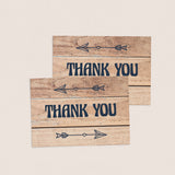 Download PDF thank you cards rustic wood by LittleSizzle