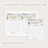 Witch Halloween Party Game for Kids and Adults