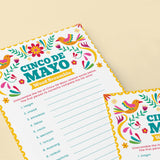 Printable Cinco de Mayo Word Scramble Game with Answers