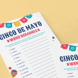 Cinco de Mayo Word Scramble with Answer Key Printable