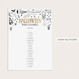 Hocus Pocus Halloween Word Scramble Game Printable