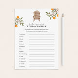 Retirement Party Word Scramble with Answer Key by LittleSizzle