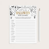 Hocus Pocus Halloween Word Scramble Game Printable by LittleSizzle