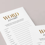 Anniversary Word Scramble With Answer Key Printable