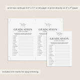 Graduation Word Scramble with Answer Key Printable