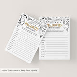 Hocus Pocus Halloween Word Scramble Game Printable