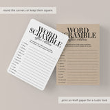 Office Word Scramble Game With Answer Key Printable