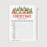 Christmas Word Find game with Hidden Message Printable by LittleSizzle