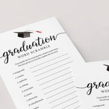 Printable Graduation Word Scramble